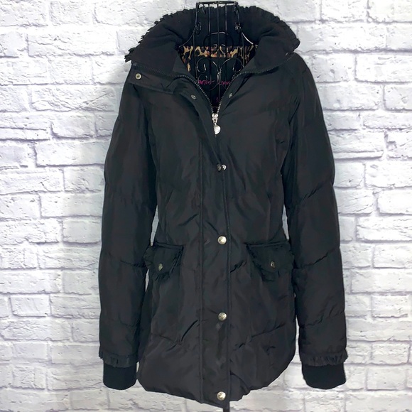 Betsy Johnson Down Filled Winter Coat - Picture 1 of 8